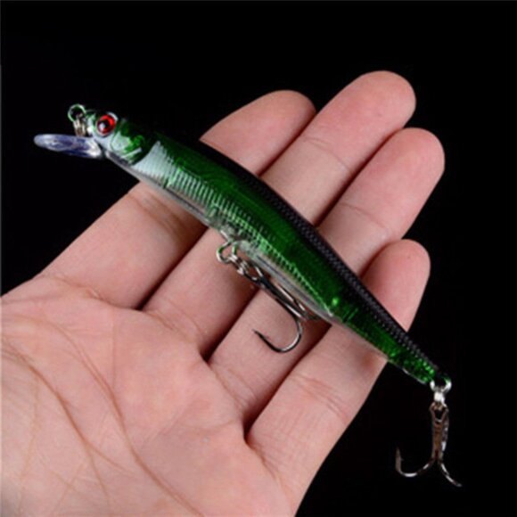 20PCS Fishing Lures Wobbler lure Lot Fishing Lures Plastic Bait Crankbaits Hooks - Picture 5 of 7